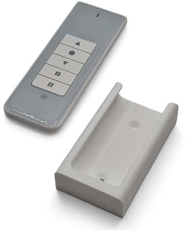 Support Télécommande pour Volet Roulant Delta Dore Tyxia, Rollia, X2d | Fixation Mural Pratique pour Télécommande Sans Fil - Installation Facile