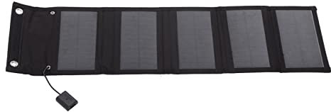 Fafeicy Solarpanel Klapperde Batterie Ladegerät Power Bank Wasserdicht 15W 5V für Kamera -Laptop