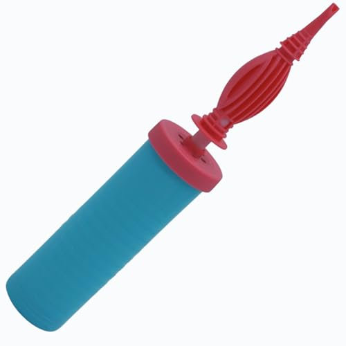 D2D | Ballonpumpe, Handpumpe mit Doppelhub für Luftballons - Für Ballonbogen, Party, Hochzeit, Geburtstag - 2-Wege Luftpumpe – 30 cm – Robust, Kompakt & Effizient