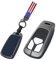 KUNIO Coque de clé de voiture compatible avec Audi A4 B9 A5 A6L A6 S4 S5 S7 8W Q7 4M Q5 TT TTS RS Quattro S-line - Porte-clés A - Bleu