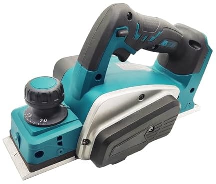 Hookurity Piallatrice elettrica Larghezza Spazzolatura Piallatrice elettrica senza fili per il taglio di mobili, ideale per la casa e la lavorazione del legno. Compatibile con batterie da 18 V (senza