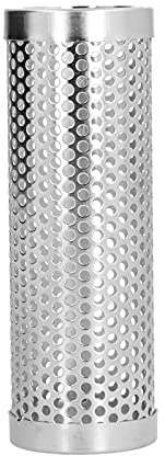Xyntor Smoker Tube for Grill | 304 Stainless Steel Cylindrical Smoke Box for Pellet Grills/Gas Grills/Charcoal | 5 Hours Cold Smoking with Wood Pellets for Meat, Cheese, Fish (Length 15.3CM*High