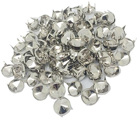 Sharplace 100x 12mm Silber Kegelnieten Nieten Punk Ziernieten Dekoration
