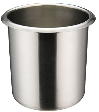 Winco 1.5 Quart Heavy-Duty Stainless Steel Bain Marie, NSF Listed