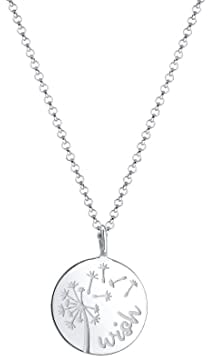 Elli Halskette Damen Anhänger Pusteblume Dandelion in 925 Sterling Silber