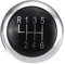 AAlamor 6 Gang Schaltknauf Kappe Chrom Emblem Trim für VW Passat B6 B7 CC