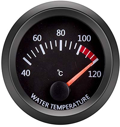 ETOPARS 52mm Motore Auto Kit misuratore Temperatura Acqua centigrado Puntatore Indicatore Luminoso a LED Bianca Universale