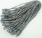 200 Stück Spannfix Planenspanner 18 cm, Ø 4 mm Grau - Spanngummi Expander mit Haken (200 Stück, Grau)