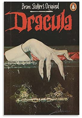 Dracula Poster Buchcover Poster Dekorative Gemälde Leinwand Wandposter und Kunstbild Druck Moderne Familie Schlafzimmer Dekor Poster 30 x 45 cm Dracula Poster Buchcover Poster Dracula Poster B
