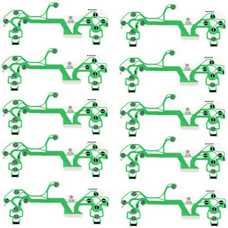 DAGIJIRD Game Controller Flexible Circuit Film Cable Ribbon Conductive Keyboard Flex PCB JDM-040 Ersatz für PS4 Pro