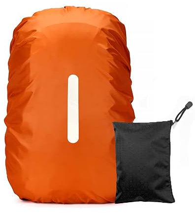 LICQIC Waterproof Rain Cover for Backpack, Reflective Rucksack Rain Cover for Outdoor, Hiking, Camping, Traveling, Cycling