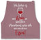 Shirtracer Schürze - Kochschürze - Erwachsene - Ich liebe es mit Wein zu kochen - 85x69 - Rosa - kochschuerze damen lustig küchenschürze geschenk lustige männerschürzen geschenke küchen schürzen frau