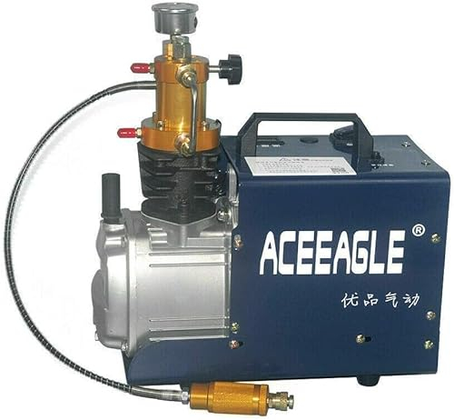 Estabeter Compressore d'aria ad alta pressione da 1800 W, 80 l/min, 300 bar, 4500 PSI, PCP, adatto per contenitori piccoli fino a 1 l, incluso 0,35 l, 0,45 l, 0,55 l