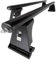 Mossa - Alu-Dachträger kompatibel mit BMW 1er E87 Hatchback (2004-2011) - schwarz Dachträger Dachgepäckträger - Montagepunkte 1