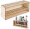 Paint Brush Holder, Wooden 67 Hole Citadel Paint Rack, Wall-Mounted Paint Rack, for Brushes, Sketch Pens, Colored Pens, Makeup Brushe