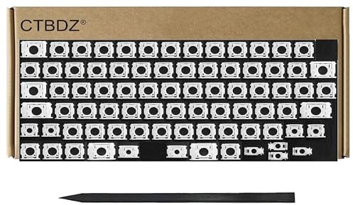 CTBDZ Replacement Keycaps Keys Scissor Clips Hinge for Macbook Air 13'' 15'' M4 A3240 A3241 Keyboard US Layout 2024-2025 (Hinge)