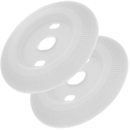 Operitacx 2pcs Thermostat Protective Cover Wall Plate Trim Kit Compatible for Nest Thermostat Backing Plate Central Heating Wall Mount