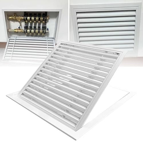 Hoiaost Rejillas De Ventilación De Techo con Pantalla, Rejilla De Ventilación Cuadrada para Entrada O Extracción, Filtro De Salida De Rejilla, Fácil De Instalar,60x60CM