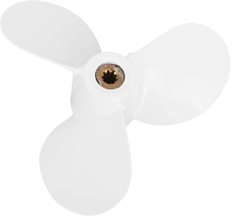 Haofy Marine 3 Propeller 7.5x7 Bootspropeller 3 für 4, 5 PS Außenborder Motor Rechte Aluminiumlegierung Schnellanpassung Zum Direkten Austausch, Verbesserung der
