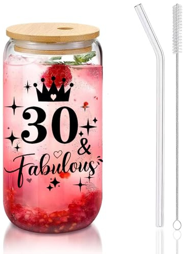 GemsLives 30th Birthday Gifts for Women Her - 30 Year Old Birthday Gifts for Women,Best Friend Female Mum Wife Daughter Sister Girlfriend