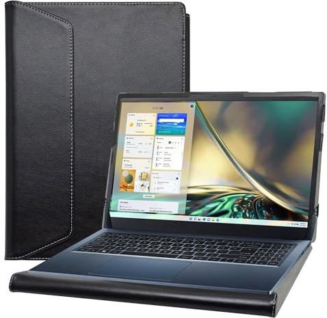 AXB Laptophülle für Acer Chromebook Plus Spin 514 CP514-5HN / Chromebook Enterprise Plus Spin 514 CPE594-2N Laptophülle, Schwarz