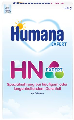 Humana HN Expert, von Geburt an, Spezialnahrung bei häufigem oder langanhaltendem Durchfall, unterstützt die Normalisierung des Stuhlbildes, mit Banane, 300 g