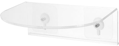 Sewroro Suction Cup Storage Rack for Plants Acrylic Window Shelf No Drill Required for Indoor Plant Displays