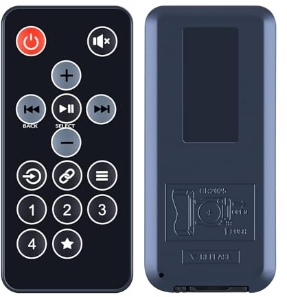 WKOLF Telecomando di ricambio 3SIXTY per altoparlante radio digitale Teufel Radio 3SIXTY