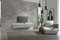 Wuun® TV Lowboard TV Board hängend I 100cm-280cm I Hängeschrank Wohnwand/Somero Weiß-Matt/Beton-Optik I 140cm