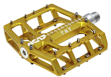 NC-17 Sudpin IV XL TNT Aluminium Plattform Pedale / Mountainbike Pedal / BMX Pedal / flache Bauhöhe 17,7 mm / Fail Safe System / Präzisionslager + Cr-Mo Achse / inkl. Ersatzpins