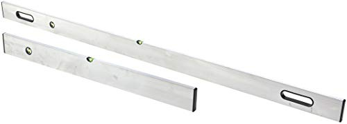 Keson LKS7839 Aluminum Alloy Concrete Screed Level Combination Set with 3 20% Magnified Vials, 39 & 78-Inch, Silver