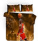 EU-VV Bettwäscheset 3-teilig Fashion Basketball Michael Jordan Bettwäscheset Für Kinder Im Teenageralter Biber (135x200cm(1.2M Bed),Dunk)