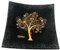 SOSPIRI VENEZIA Svuotatasche Albero della Vita in Vetro di Murano Murrine e Oro Idea Regalo Piatto Vassoio Decorativo Made Italy Portaoggetti Soprammobile Bomboniere Cerimonia 19X19 cm