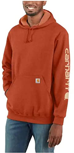 Carhartt Herren-Sweatshirt mit lockerer Passform, mittelschweres Sweatshirt, Brite Orange, XX-Large