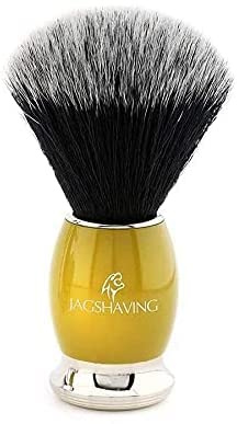 Jag rasato a mano nero pennello da barba con setole Silvertip baffi e pennello per la pulizia della barba per gli uomini