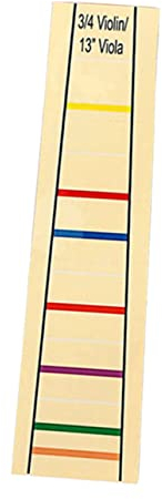 Supvox Viola-bundführungsetikett 13 3/4 Viola Stabiles Material Keine Beschädigungen Lernzubehör Für Anfänger
