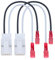 Car Wiring Harness 2x Pair Cable Compatible with Dodge Vehicles Speaker Stereo Adapter Wire and Connector Plug Audio Adaptor Lead