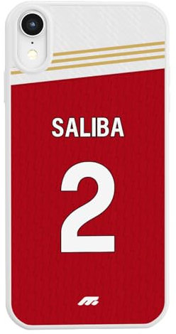 MYCASEFC William Saliba Arsenal Football Case iPhone 11 Pro Football Case Smartphone Cover for Football Fans - Gift Idea - Premium Design