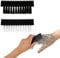 Amaxiu Hand Nail Brush for Cleaning Fingernails, Durable Nylon Firm Stiff Scrub Bristles Nail Scrubber Brushes for Men Mechanics Gardeners Scrubbing under Fingers Foot Toes(2 Pack, Black+White)