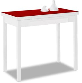 ASTIMESA Küchentisch, Rot, 90 x 100 cm