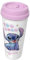 Divas World Taza de viaje aislada con temática de Lilo & Stitch, adorable vaso para hidratación sobre la marcha, taza de viaje con temática de personajes juguetones para bebidas frías y calientes