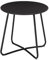 eSituro Beistelltisch rund, Balkontisch Gartentisch, Kaffeetisch Couchtisch Sofatisch Wohnzimmertisch, Kleiner Tisch für Wohnzimmer Balkon Terrasse Garten, aus Metall, φ45xH45 cm, Schwarz
