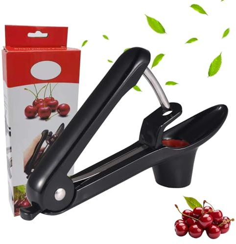 Kirschentkerner, Kirschkernentferner, Entkerner Für Kirschen Aus Edelstahl, Kirschentsteiner, Kirschenentkerner, Tragbarer Obstentkerner, Edelstahl Entkerner Kirschen, für Obst, Kirsche Obstbeere