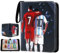 CL5 Sammelkarten Album, Sammelalbum Karten Fussball, Sammelalbum aus PU-Leder, Kartenordner für Fußballkarten, 50 Seiten – Kapazität 400 Karten, Geburtstagsgeschenk für Kinder, Jungen und Männer