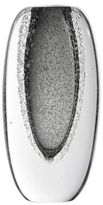 GBEVAUEIO Jarrones Florero de Cristal Creativo y Moderno Minimalista, artesanía de Cristal Ligera, decoración Suave for Sala de Estar, vestíbulo, Adornos de arreglo Floral Florero(Grande)