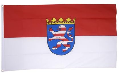 Flaggenfritze Fahne Flagge Hessen 60 x 90 cm professionelle Qualität