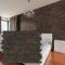 Bricopol Paneles Decorativos Para Pared |Panel Acústico | Revestimiento Paredes | Protección Térmica Aislante | Ignífugos | Decoración Habitación Salón Cocina | Imitación Piedra | Negro