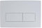 Toilet Flush Plate Kits, Toilet Dual Flush Button Replacement, White (White)