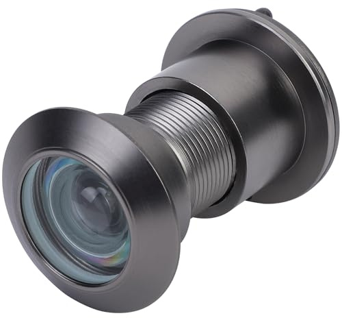 Eumtenr Peep Holes for Door, 220 Degree HD Brass Door Viewer, Gun Grey
