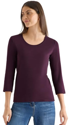 Cecil Basic Shirt Eggplant red XXL